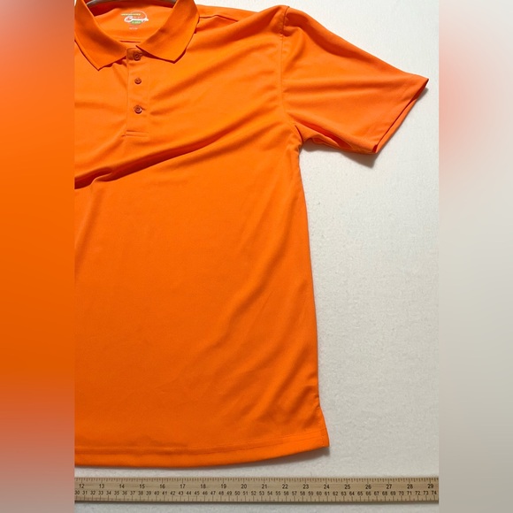 Grey Matter +Performance Concepts Orange Polo Collared Men’s Shirt Size XL - Picture 3 of 9